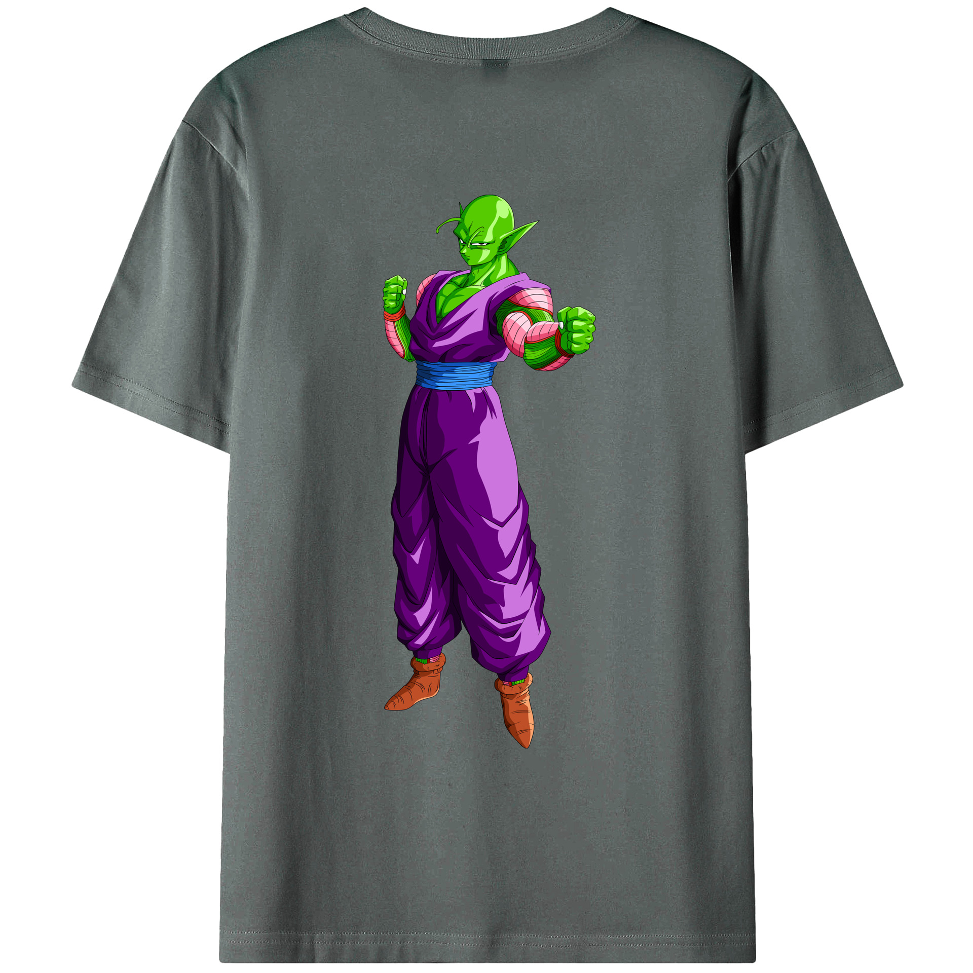 （画像用） ドラゴンボール ピッコロ DRAGON BALL Piccolo 綿100％ メンズ半袖Tシャツ（バックプリント） 通気性